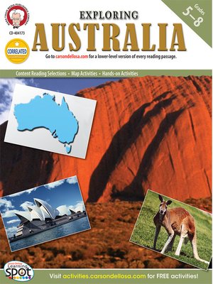 cover image of Exploring Australia, Grades 5 - 8